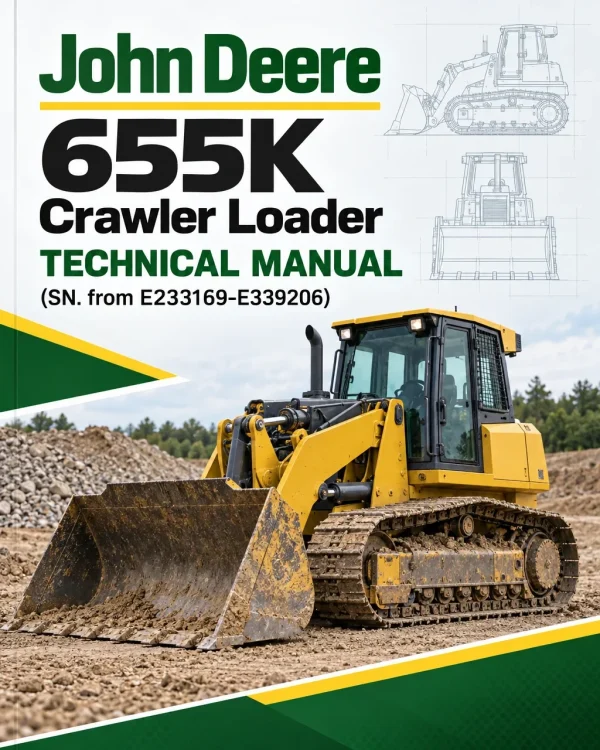 John Deere 655K Crawler Loader Technical Manual (SN. from E233169-E339206)