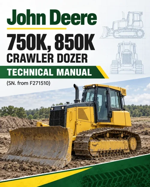 John Deere 750K, 850K Crawler Dozer Technical Manual (SN. from F271510)