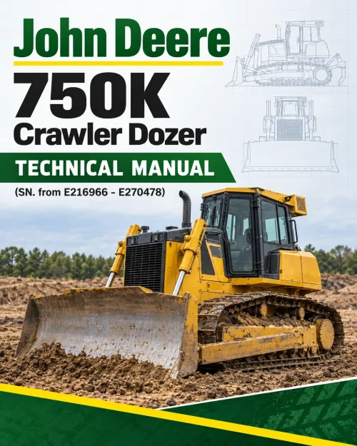 John Deere 750K Crawler Dozer Technical Manual (SN. from E216966 - E270478) John Deere 750K Crawler Dozer Technical Manual (SN. from E216966 - E270478)