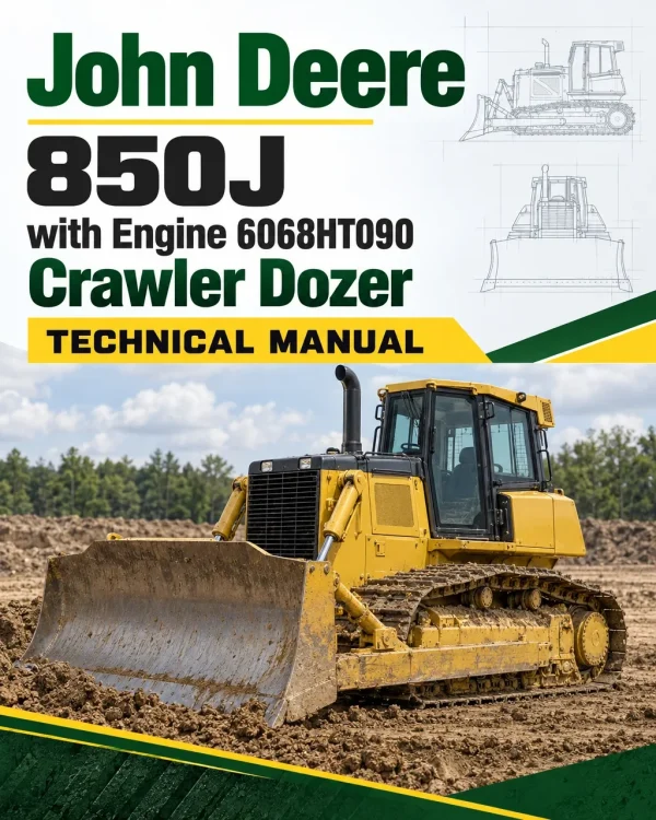 John Deere 850J with Engine 6068HT090 Crawler Dozer Technical Manual
