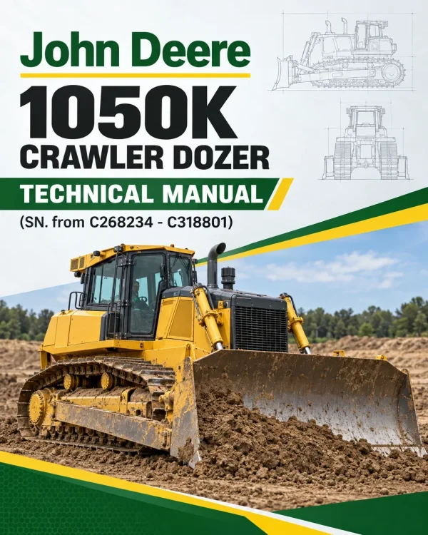 John Deere 1050K Crawler Dozer Technical Manual (SN. from C268234 - C318801)