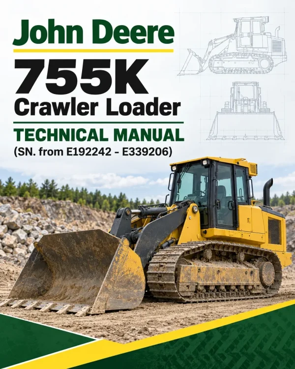 John Deere 755K Crawler Loader Technical Manual (SN. from E192242 - E339206)