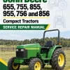 John Deere 655, 755, 855, 955, 756 and 856 Compact Tractors (TM1360) John Deere 655, 755, 855, 955, 756 and 856 Compact Tractors (TM1360)