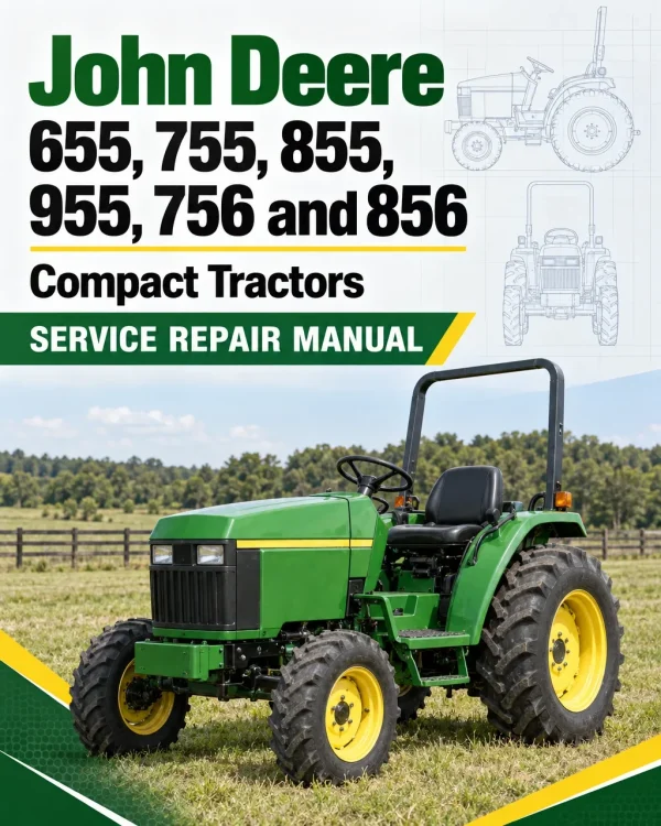 John Deere 655, 755, 855, 955, 756 and 856 Compact Tractors (TM1360) John Deere 655, 755, 855, 955, 756 and 856 Compact Tractors (TM1360)
