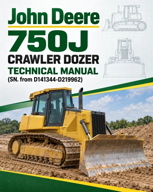 John Deere 750J Crawler Dozer Technical Manual (SN. from D141344-D219962) John Deere 750J Crawler Dozer Technical Manual (SN. from D141344-D219962)