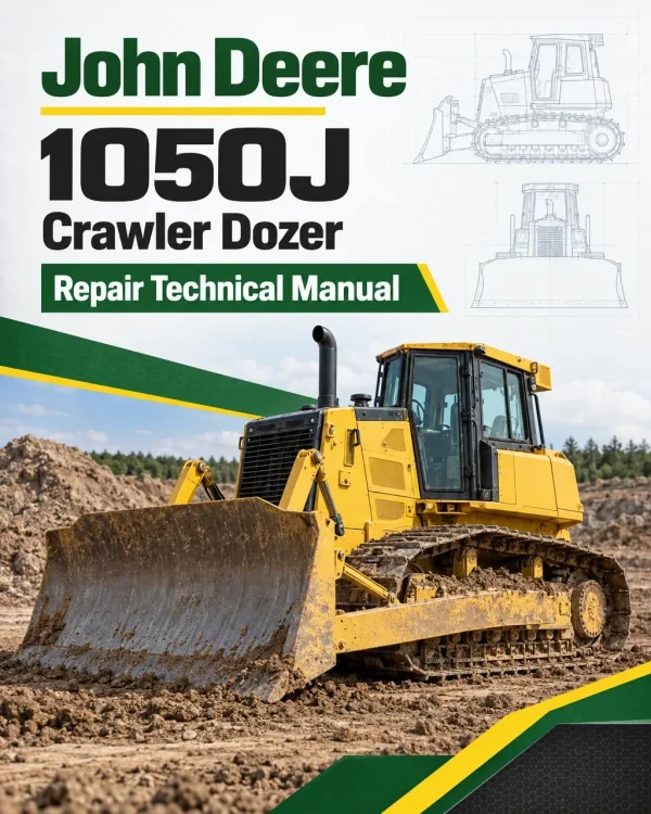 John Deere 1050J Crawler Dozer Repair Technical Manual