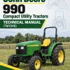 John Deere 990 Compact Utility Tractors Technical Manual (TM1848) John Deere 990 Compact Utility Tractors Technical Manual (TM1848)