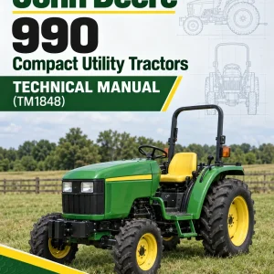 John Deere 990 Compact Utility Tractors Technical Manual (TM1848) John Deere 990 Compact Utility Tractors Technical Manual (TM1848)