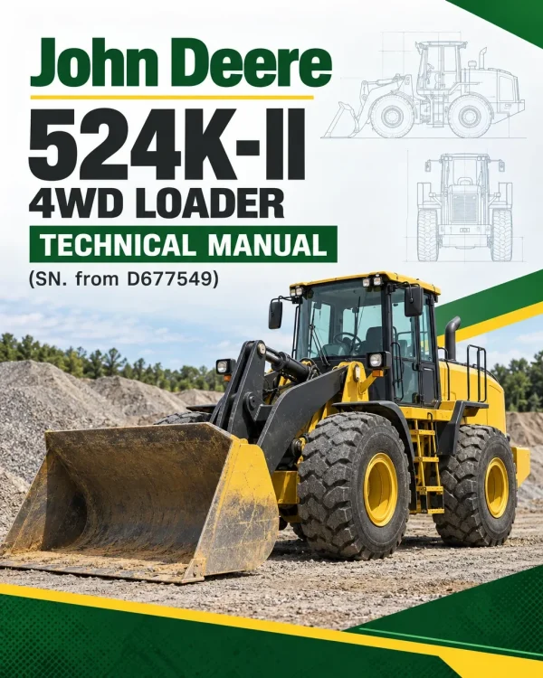 John Deere 524K-II 4WD Loader Technical Manual (SN. from D677549)