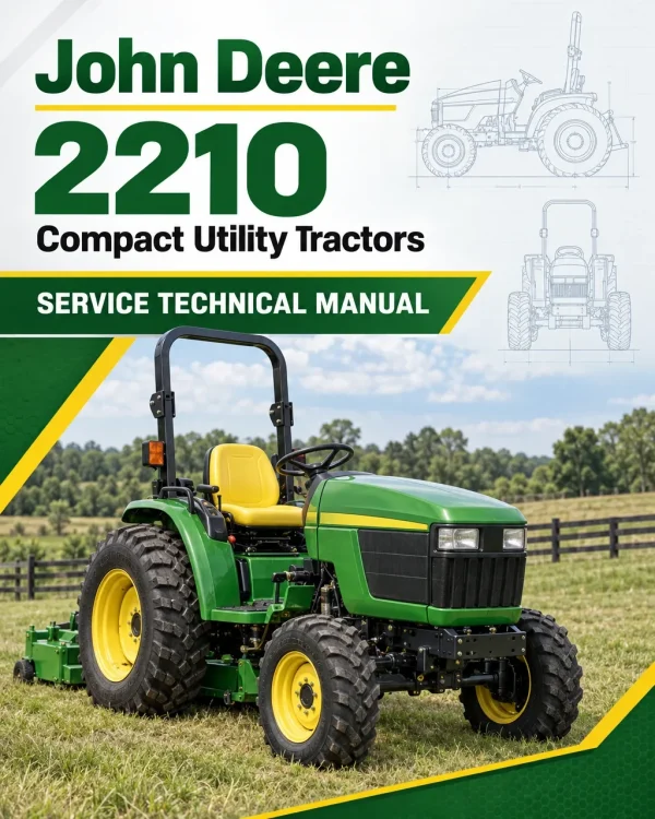 John Deere 2210 Compact Utility Tractors Service Technical Manual (TM2074)