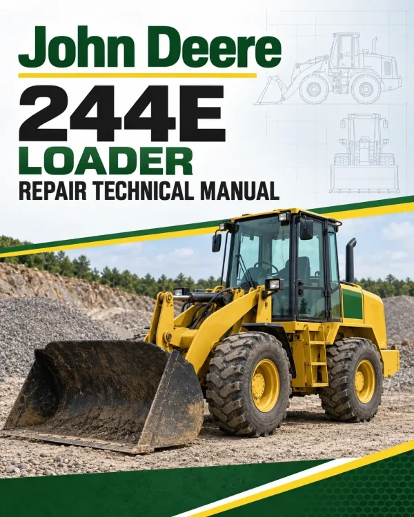 John Deere 244E Loader Repair Technical Manual