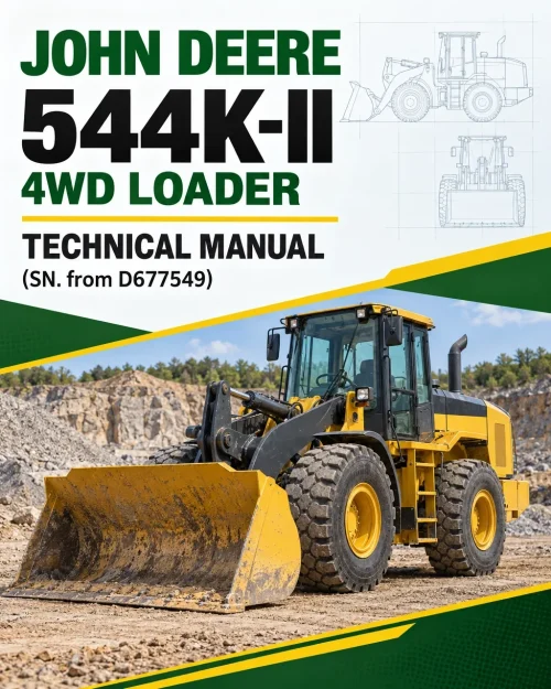 John Deere 544K-II 4WD Loader Technical Manual (SN. from D677549)