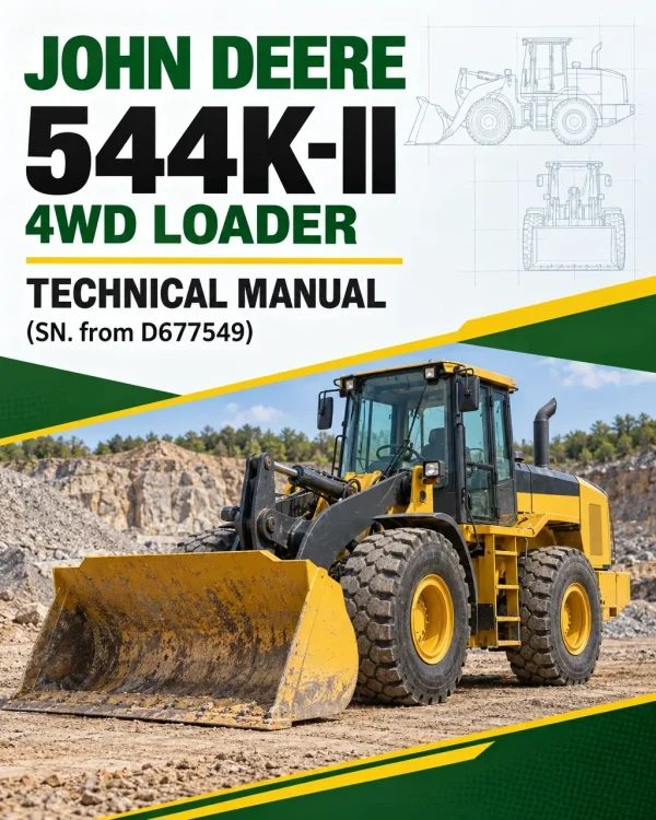John Deere 544K-II 4WD Loader Technical Manual (SN. from D677549)