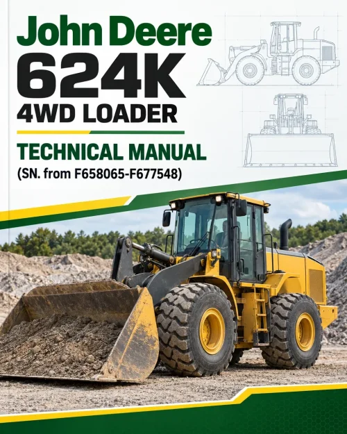 John Deere 624K 4WD Loader Technical Manual (SN. from F658065-F677548)