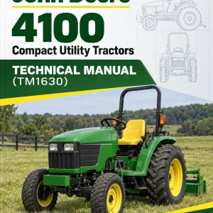 John Deere 4100 Compact Utility Tractors Technical Manual (TM1630)