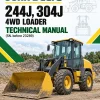 John Deere 244J, 304J 4WD Loader Technical Manual (SN. before 23289)