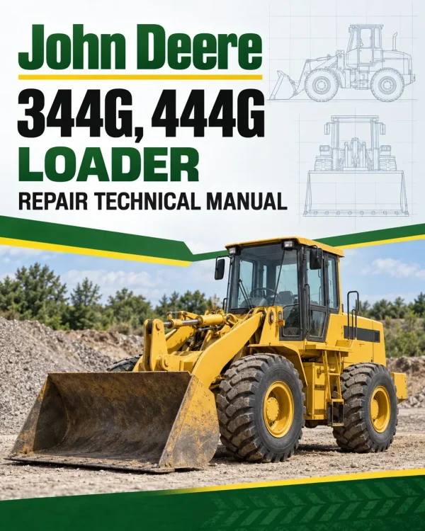 John Deere 344G, 444G Loader Repair Technical Manual