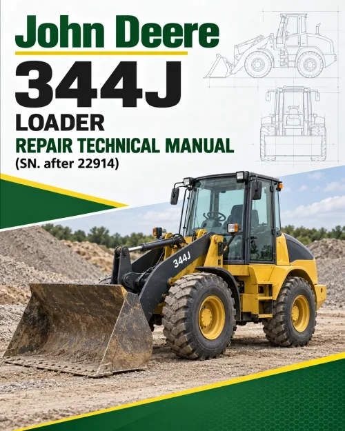 John Deere 344J Loader Repair Technical Manual (SN. after 22914)