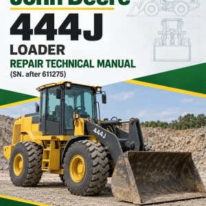 John Deere 444J Loader Repair Technical Manual (SN. after 611275) John Deere 444J Loader Repair Technical Manual (SN. after 611275)