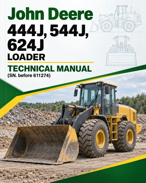 John Deere 444J, 544J, 624J Loader Technical Manual (SN. before 611274) John Deere 444J, 544J, 624J Loader Technical Manual (SN. before 611274)