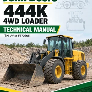 John Deere 444K 4WD Loader Technical Manual (SN. After F670308) John Deere 444K 4WD Loader Technical Manual (SN. After F670308)