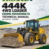 John Deere 444K 4WD Loader Engine 4045HDW56 iT4 Technical Manual (SN. 642101 - 670307)