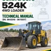 John Deere 524K 4WD Loader Technical Manual (SN. D642246 - D670307)