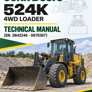 John Deere 524K 4WD Loader Technical Manual (SN. D642246 - D670307) John Deere 524K 4WD Loader Technical Manual (SN. D642246 - D670307)
