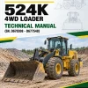 John Deere 524K 4WD Loader Technical Manual (SN. D670308 - D677548)
