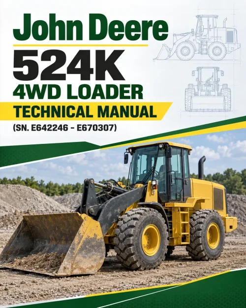 John Deere 524K 4WD Loader Technical Manual (SN. E642246 - E670307)