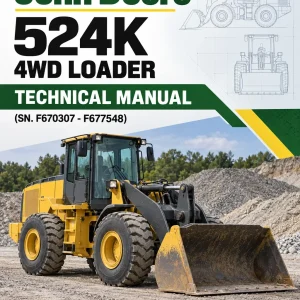 John Deere 524K 4WD Loader Technical Manual (SN. F670307 - F677548)