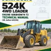 John Deere 524K 4WD Loader Engine 6068HDW74 T3 Technical Manual (SN. before 642245)