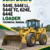 John Deere 544E, 544E LL, 544E TC, 624E, 644E Loader Technical Manual