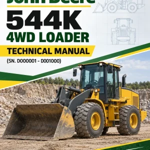 John Deere 544K 4WD Loader Technical Manual (SN. D000001 - D001000)