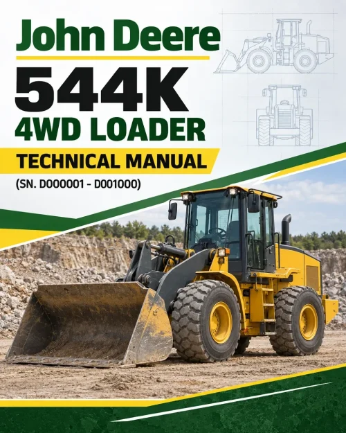 John Deere 544K 4WD Loader Technical Manual (SN. D000001 - D001000)
