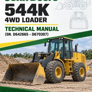 John Deere 544K 4WD Loader Technical Manual (SN. D642665 - D670307) John Deere 544K 4WD Loader Technical Manual (SN. D642665 - D670307)