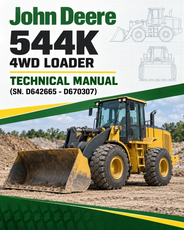 John Deere 544K 4WD Loader Technical Manual (SN. D642665 - D670307)