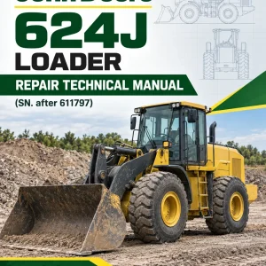 John Deere 624J Loader Repair Technical Manual (SN. after 611797)