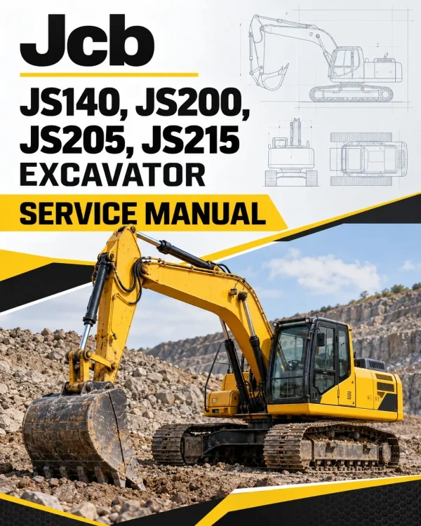 JCB JS140, JS200, JS205, JS215 Excavator Service Manual JCB JS140, JS200, JS205, JS215 Excavator Service Manual