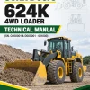 John Deere 624K 4WD Loader Technical Manual (SN. C000001 & D000001 - 001000)