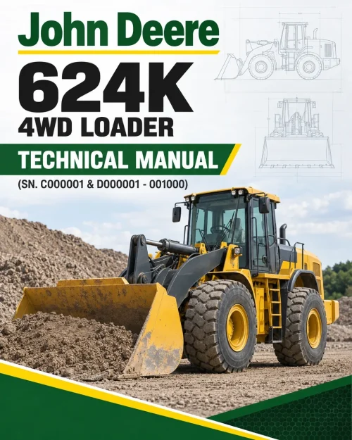 John Deere 624K 4WD Loader Technical Manual (SN. C000001 & D000001 - 001000)