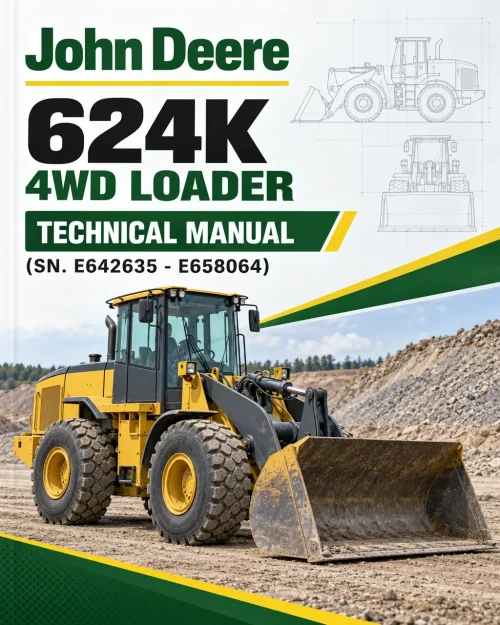 John Deere 624K 4WD Loader Technical Manual (SN. E642635 - E658064) John Deere 624K 4WD Loader Technical Manual (SN. E642635 - E658064)