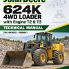 John Deere 624K 4WD Loader with Engine T2 & T3 Technical Manual (SN. 642635 - 658064)