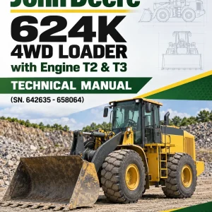 John Deere 624K 4WD Loader with Engine T2 & T3 Technical Manual (SN. 642635 - 658064) John Deere 624K 4WD Loader with Engine T2 & T3 Technical Manual (SN. 642635 - 658064)