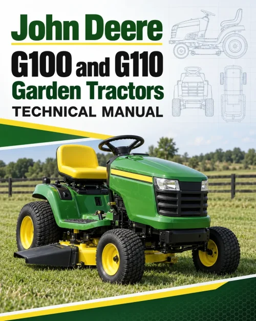 John Deere G100 and G110 Garden Tractors Technical Manual (TM2020) John Deere G100 and G110 Garden Tractors Technical Manual (TM2020)