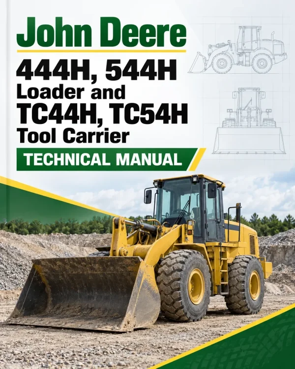 John Deere 444H, 544H Loader and TC44H, TC54H Tool Carrier Technical Manual