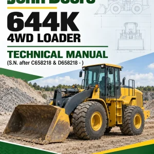 John Deere 644K 4WD Loader Technical Manual (S.N. after C658218 & D658218 - ) John Deere 644K 4WD Loader Technical Manual (S.N. after C658218 & D658218 - )