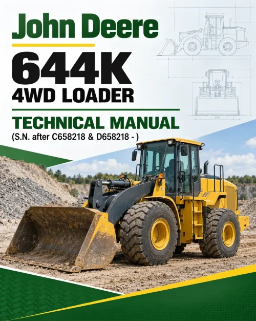 John Deere 644K 4WD Loader Technical Manual (S.N. after C658218 & D658218 - ) John Deere 644K 4WD Loader Technical Manual (S.N. after C658218 & D658218 - )