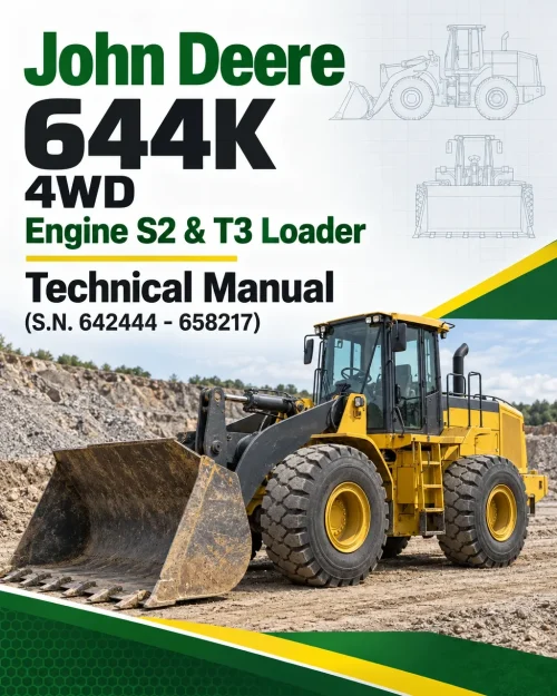 John Deere 644K 4WD Engine S2 & T3 Loader Technical Manual (S.N. 642444 - 658217) John Deere 644K 4WD Engine S2 & T3 Loader Technical Manual (S.N. 642444 - 658217)