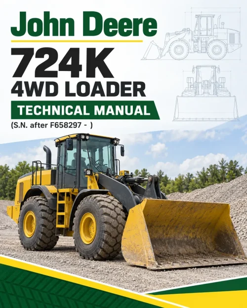 John Deere 724K 4WD Loader Technical Manual (S.N. after F658297 - ) John Deere 724K 4WD Loader Technical Manual (S.N. after F658297 - )
